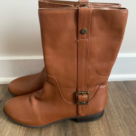 Isaac Mizrahi leather booties-size 7 - Picture 5 of 10